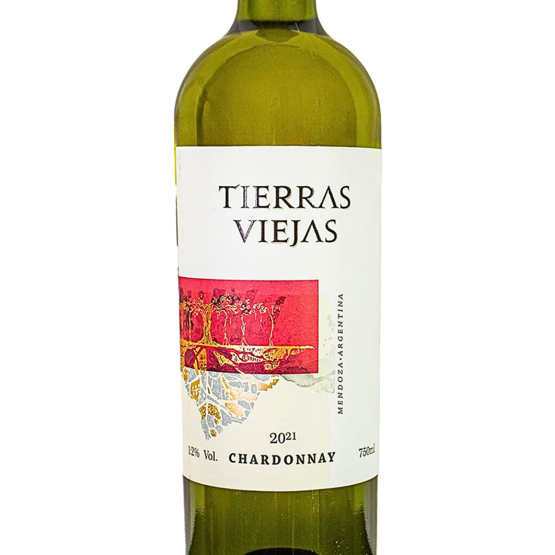 Vinho Branco Seco Tierras Viejas Chardonnay Mendoza Argentino
