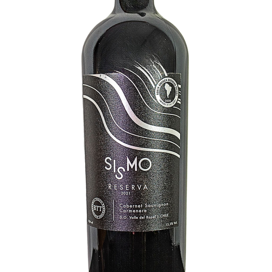Vinho Tinto Seco Sismo Reserva Cabernet Sauvignon, Carménére Chileno
