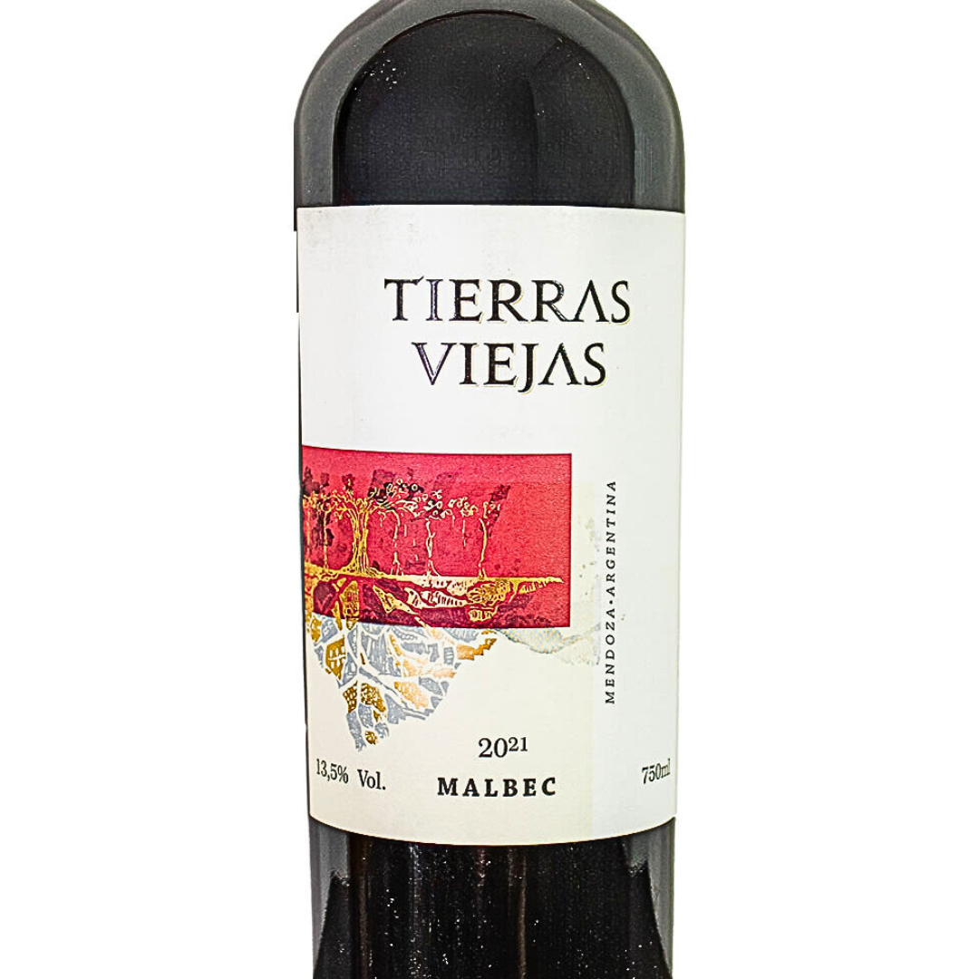 Vinho Tinto Seco Tierras Viejas Malbec Mendoza Argentino