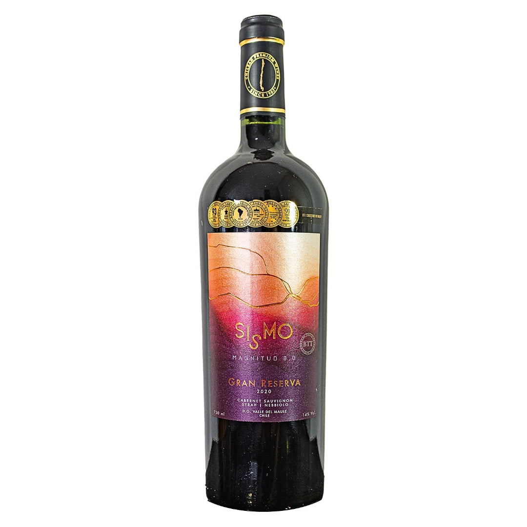Vinho Tinto Seco Sismo Gran Reserva Cabernet Sauvignon, Syrah, Nebbiolo, Valle Del Rapel Chileno
